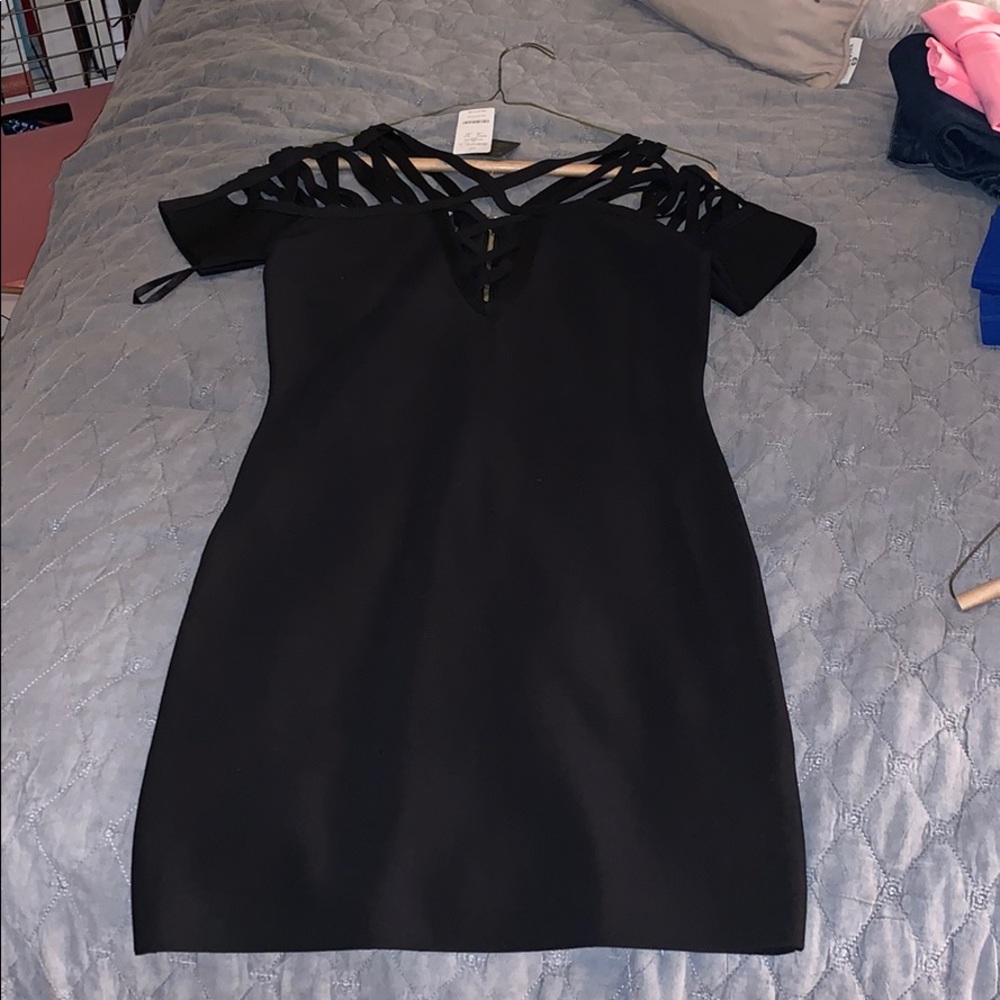 Bebe Short Sleeve Dress